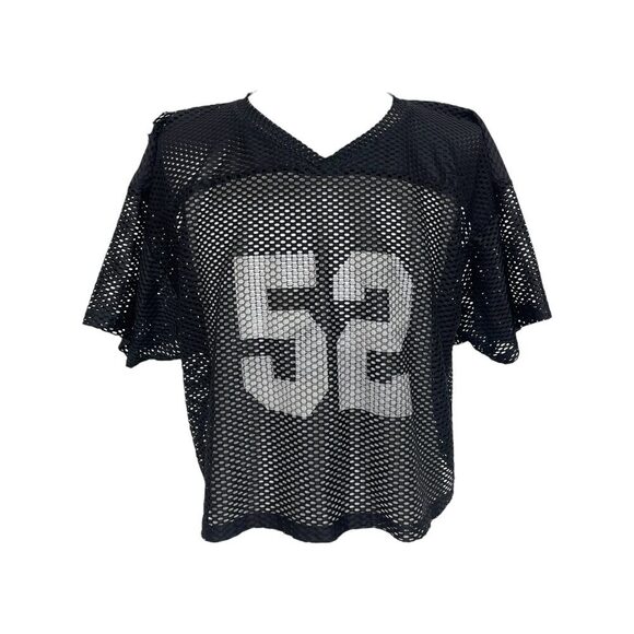 Vintage Black Mesh Jersey (M) - Picture 1 of 2